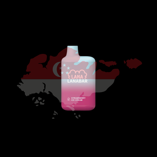 lanabar-5000-strawberry-ice-cream-vape-singapore