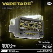 vapetape-12000-puffs-banana-custard