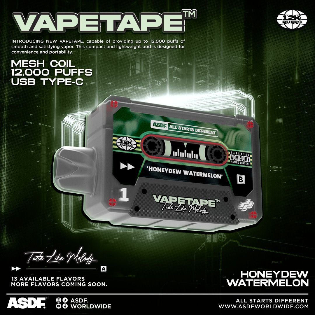 vapetape-12000-puffs-honeydew-watermelon